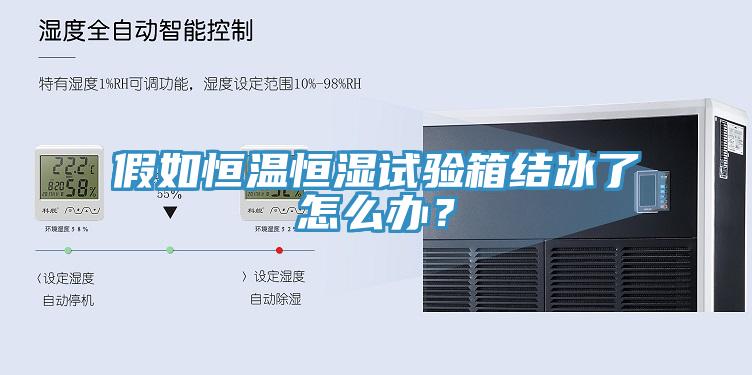 假如恒溫恒濕試驗(yàn)箱結(jié)冰了怎么辦？