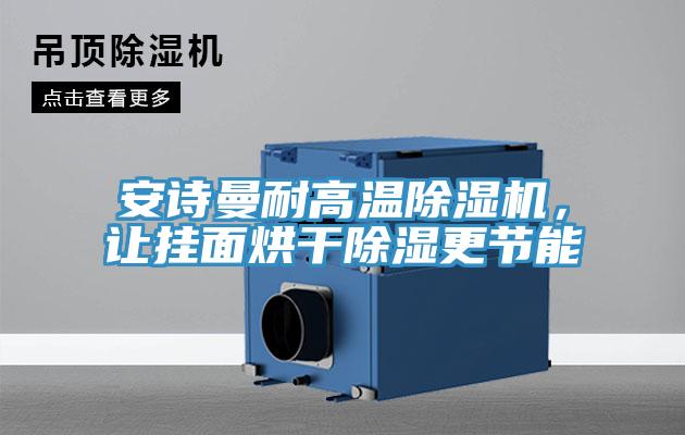 安詩曼耐高溫除濕機,讓掛面烘干除濕更節(jié)能