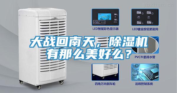 大戰(zhàn)回南天，除濕機有那么美好么？