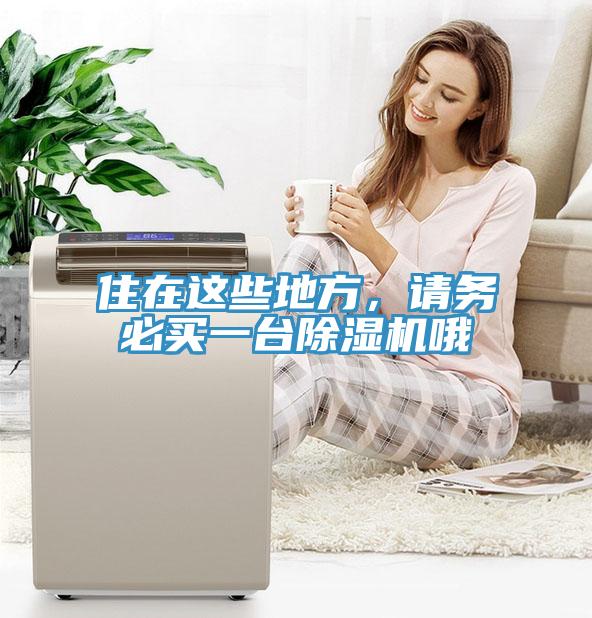 住在這些地方，請務必買一臺除濕機哦