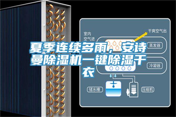 夏季連續多雨，安詩曼除濕機一鍵除濕干衣