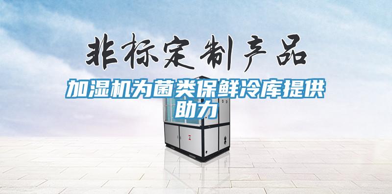 加濕機為菌類保鮮冷庫提供助力