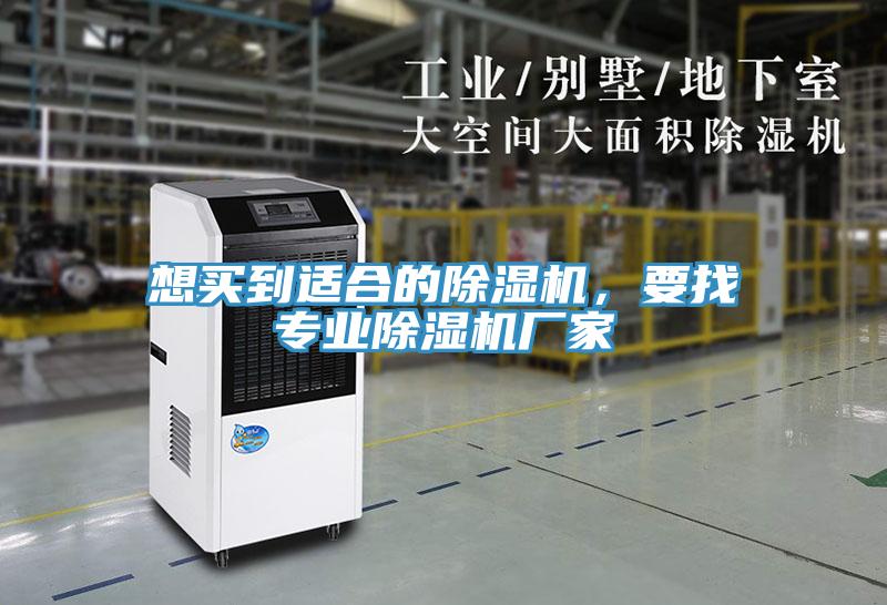 想買到適合的除濕機，要找專業除濕機廠家