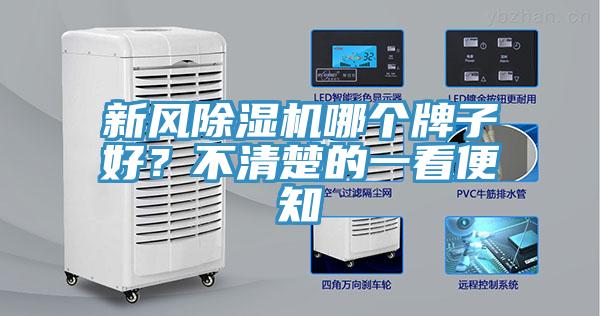 新風除濕機哪個牌子好？不清楚的一看便知