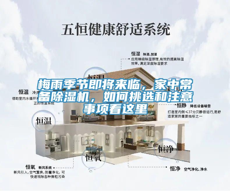 梅雨季節即將來臨，家中常備除濕機，如何挑選和注意事項看這里