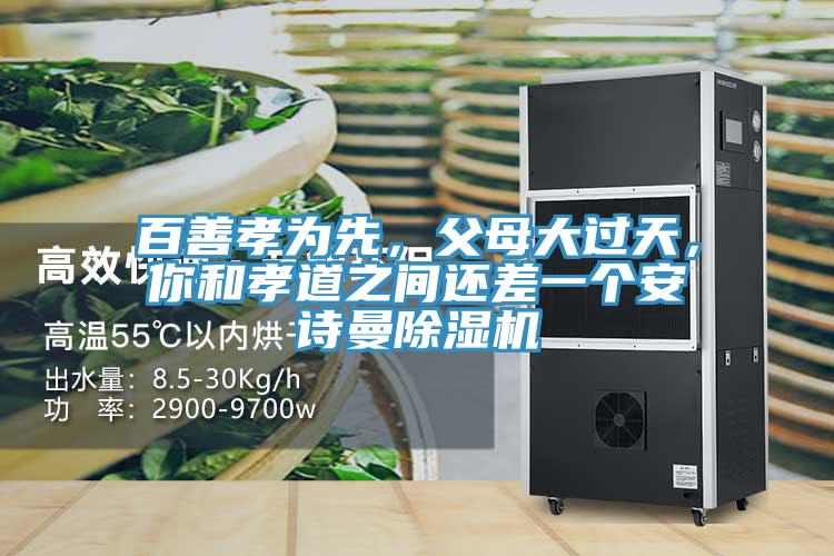 百善孝為先，父母大過天，你和孝道之間還差一個安詩曼除濕機