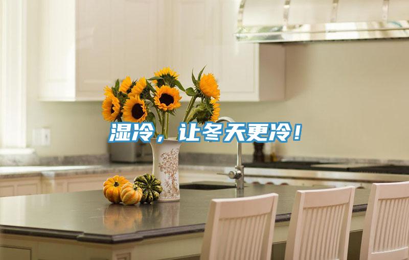 濕冷，讓冬天更冷！