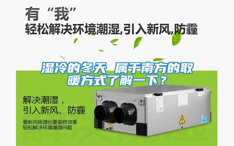 濕冷的冬天 屬于南方的取暖方式了解一下？