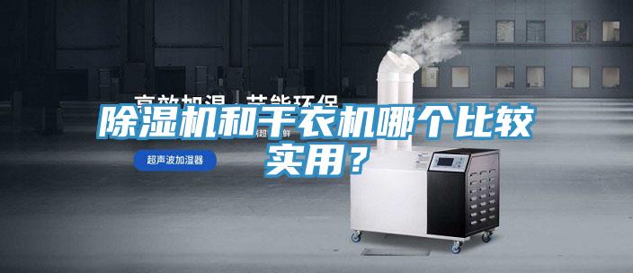 除濕機和干衣機哪個比較實用?