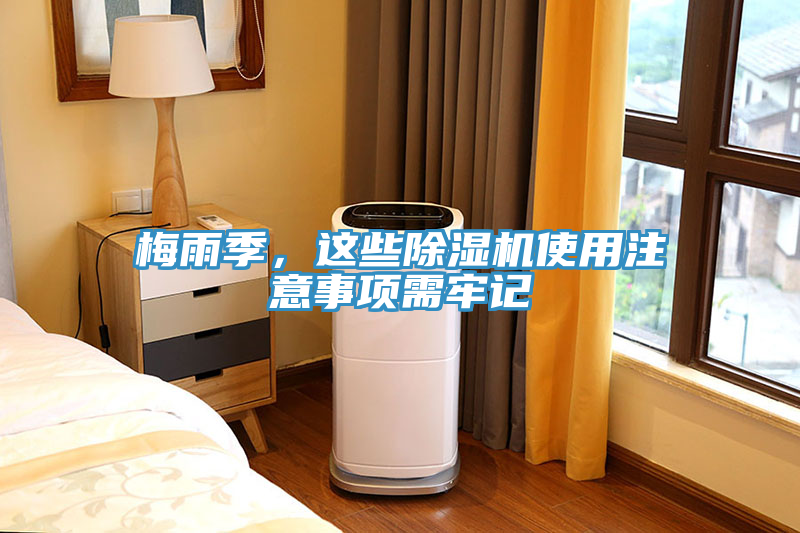 梅雨季,這些除濕機使用注意事項需牢記