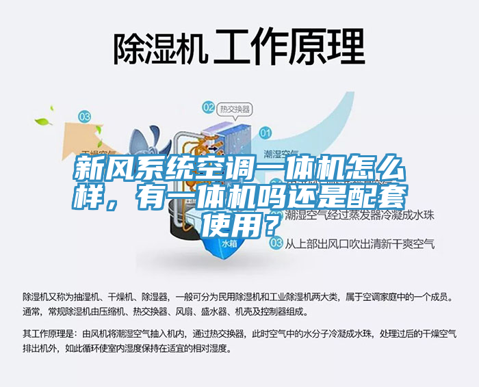 新風系統空調一體機怎么樣,有一體機嗎還是配套使用?