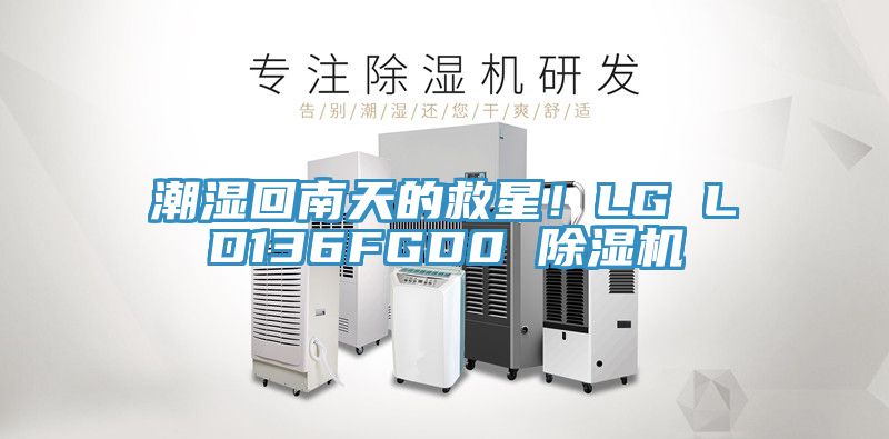 潮濕回南天的救星！LG LD136FGD0 除濕機