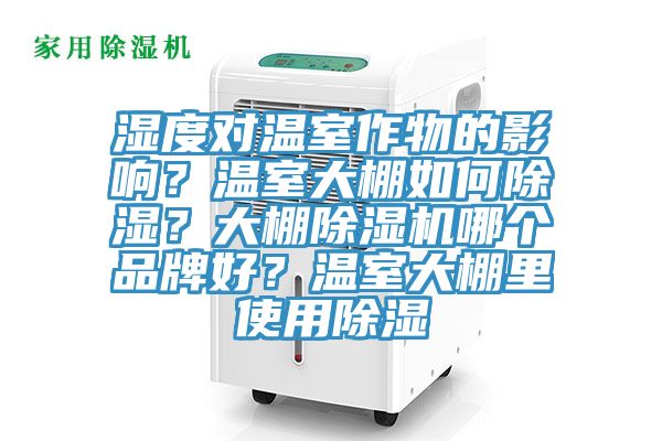 濕度對溫室作物的影響？溫室大棚如何除濕？大棚除濕機哪個品牌好？溫室大棚里使用除濕