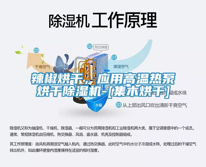 辣椒烘干，應(yīng)用高溫?zé)岜煤娓沙凉駲C-[集木烘干]
