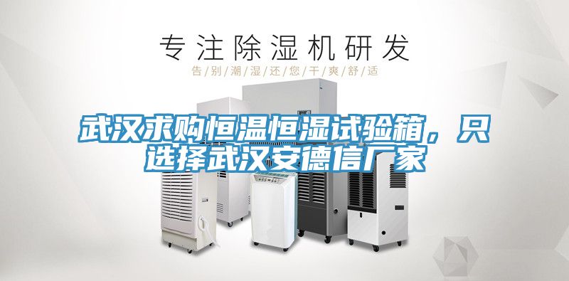 武漢求購(gòu)恒溫恒濕試驗(yàn)箱，只選擇武漢安德信廠家