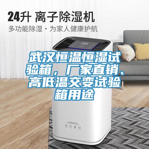 武漢恒溫恒濕試驗(yàn)箱，廠家直銷、高低溫交變試驗(yàn)箱用途
