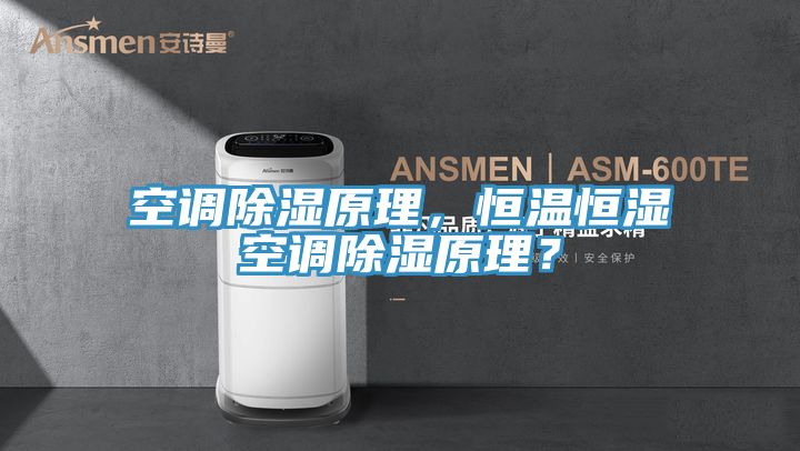 空調除濕原理，恒溫恒濕空調除濕原理？