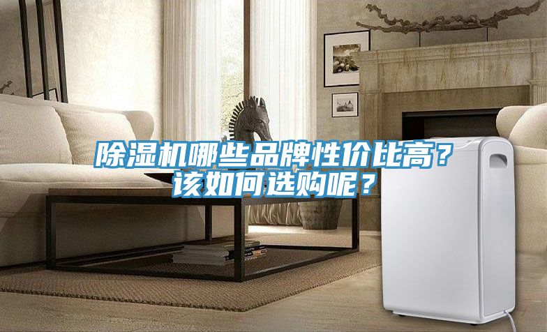除濕機哪些品牌性價比高?該如何選購呢?